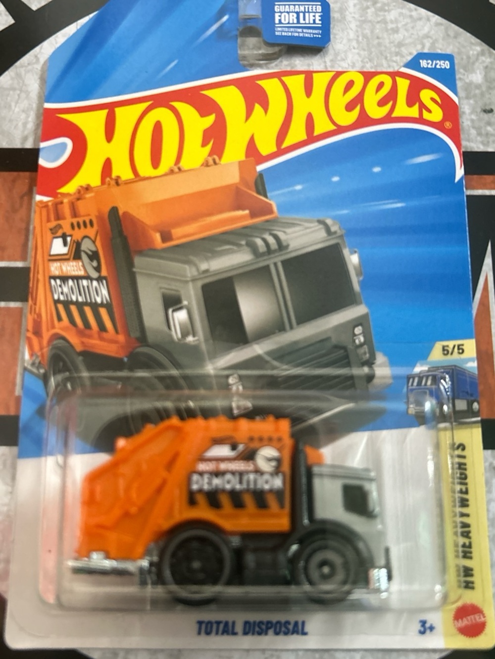 Hot Wheels Total Disposal Demolition Truck - Orange